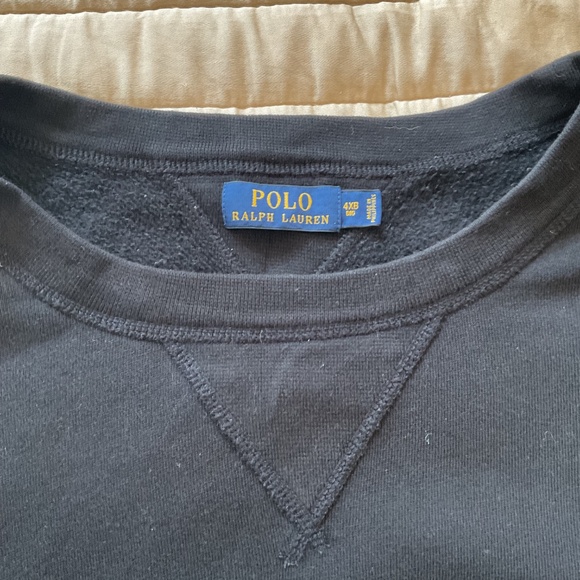 Men’s Ralph Lauren Polo Crewneck Sweatshirt in Black size 4XL Big - Picture 2 of 2